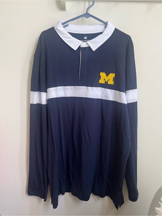 Colosseum Athletics Other - NWT Men's Colosseum University of Michigan Navy Polo
